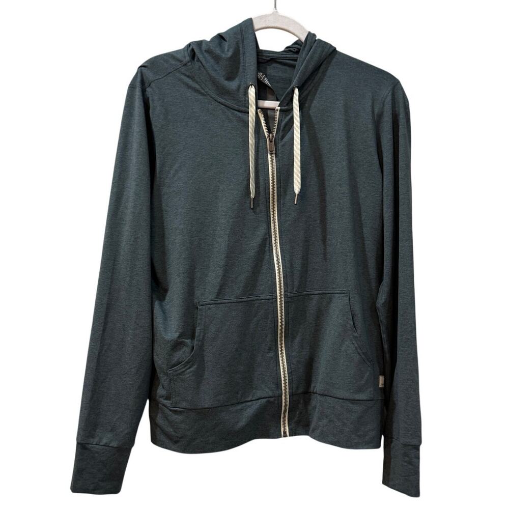Vuori Halo Performance Hoodie 2.0 Lake Heather - Picture 7 of 12